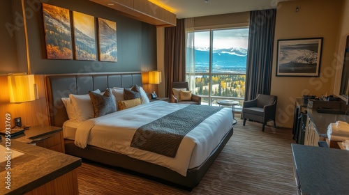 Luxury Hotel Room Mountain View