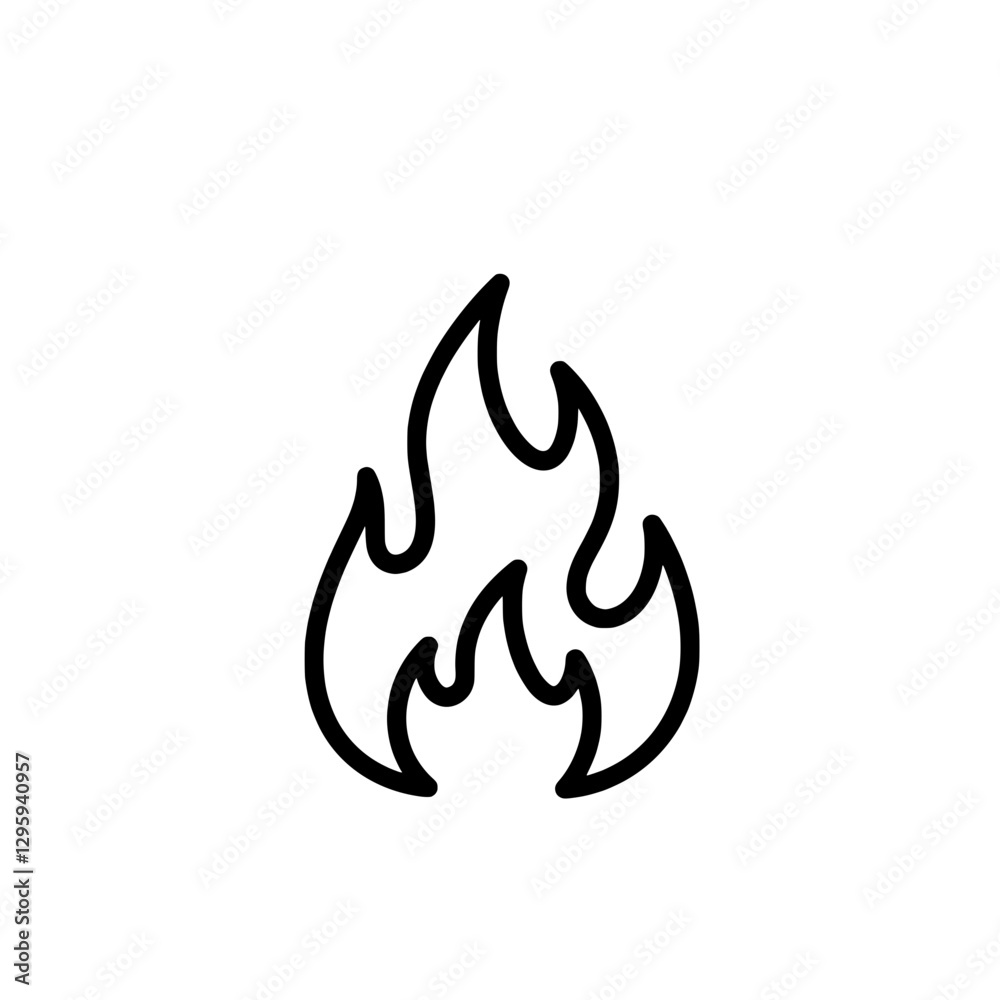 Burning Intensity: A minimalist illustration capturing the raw energy of a flame, symbolizing heat and passion. Burning Intensity: A minimalist illustration capturing the raw energy of a flame, symbolizing heat and passion.