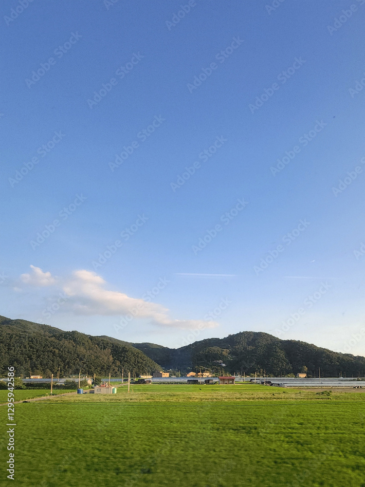 Obraz premium rural village