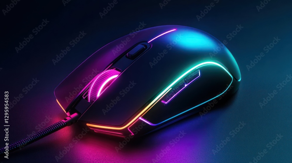 Wired gaming mouse, dark studio, RGB Wired gaming mouse, dark studio, RGB