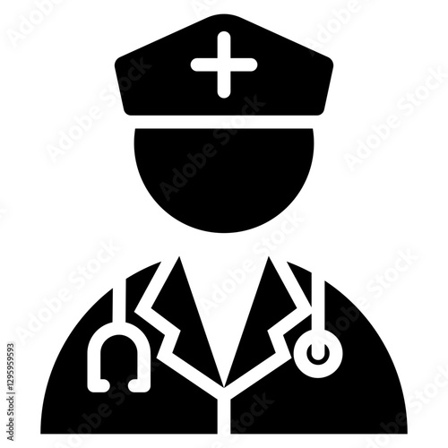 Doctor Glyph Icon