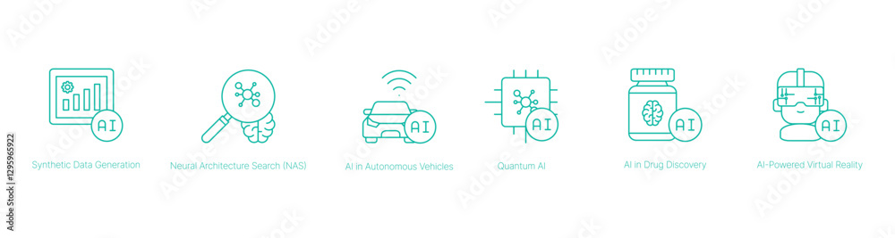 AI-Powered Technologies and Autonomous Systems Vector Icon AI-Powered Technologies and Autonomous Systems Vector Icon