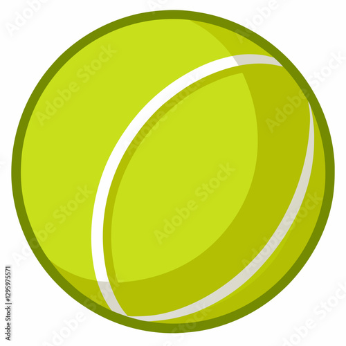 Tennis Ball icon on white background