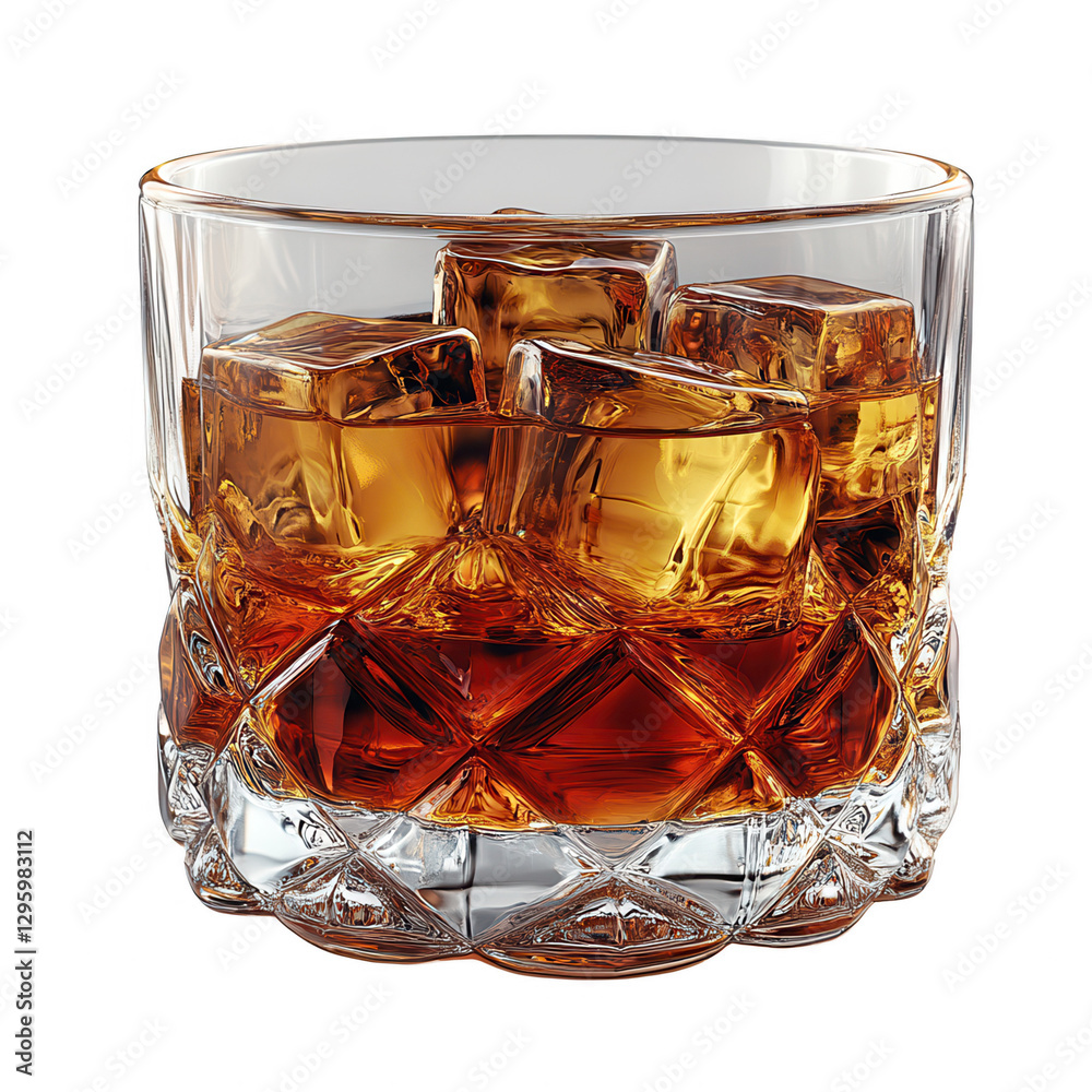 Glass of whiskey isolated on white background.PNG Glass of whiskey isolated on white background.PNG