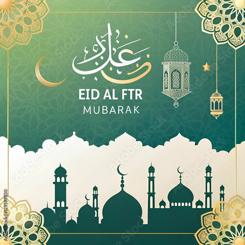 eid al fitr Mubarak Islamic festival social media