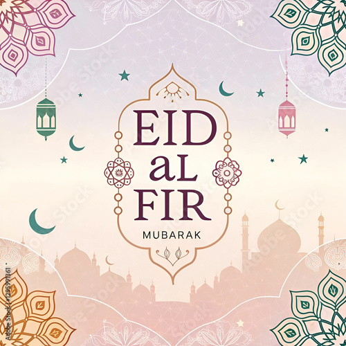 eid al fitr Mubarak Islamic festival social media