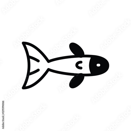  Neon Tetra Vector icon