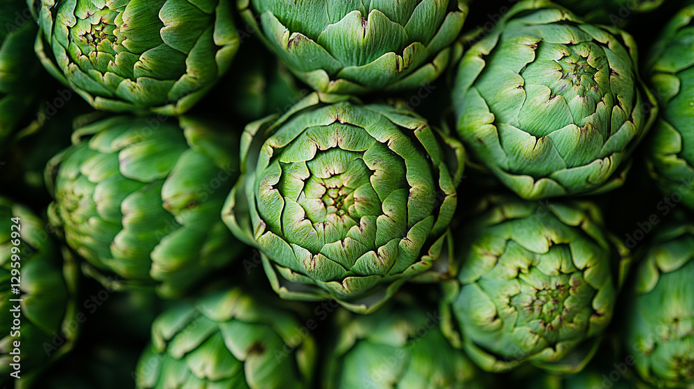 Fototapeta premium green artichokes