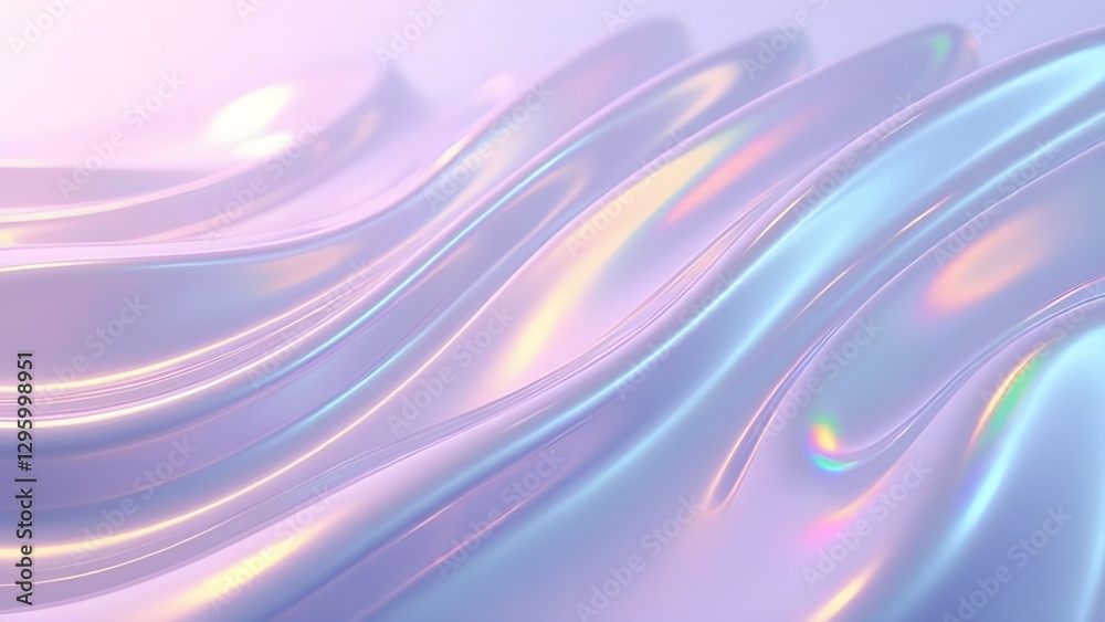 Obraz premium Dreamy luster flow curve
