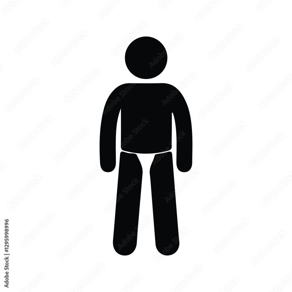 People Silhouette Icon. People Character Shadow Illustration. People Silhouette Icon. People Character Shadow Illustration.