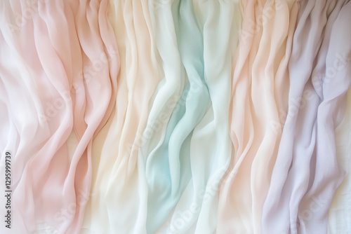 Vibrant striped pastel gradient in warm and soft hues. Ideal for trendy design, packaging, and creative branding