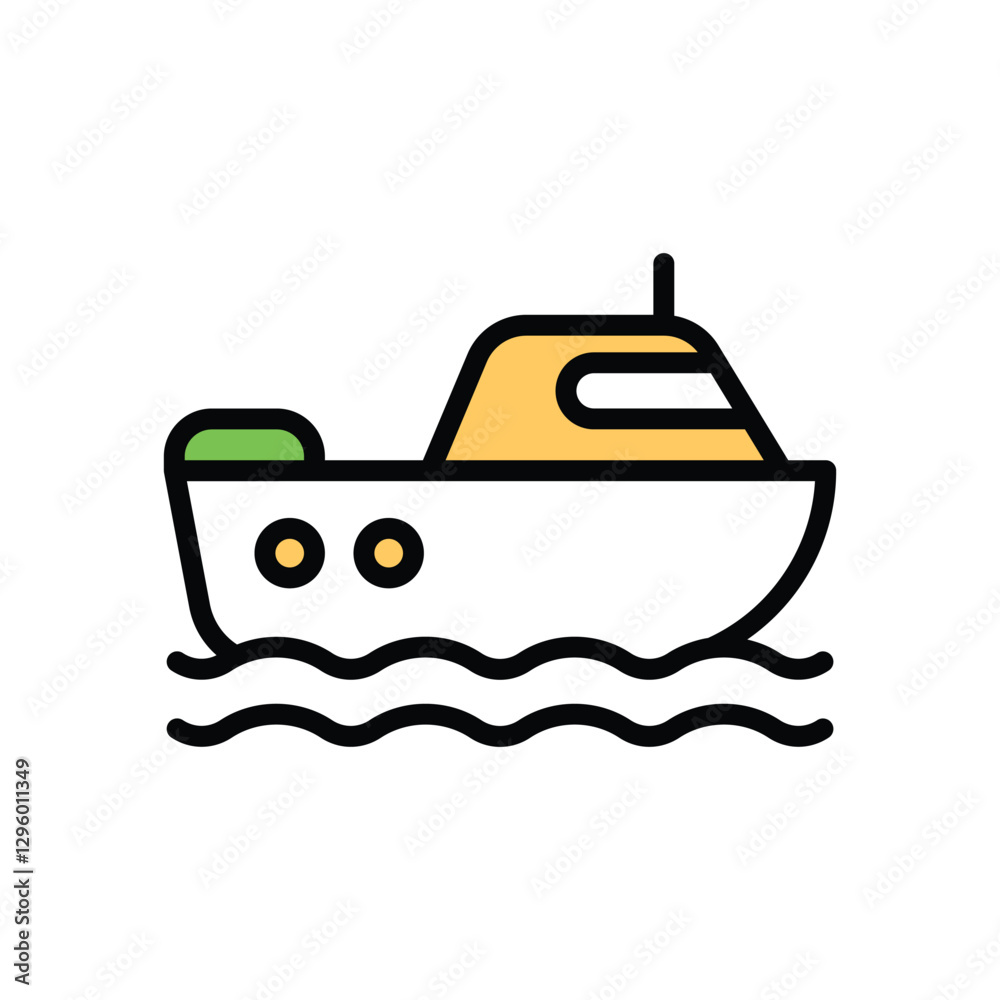 Boat Vector icon Boat Vector icon
