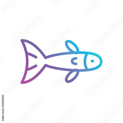  Neon Tetra Vector icon