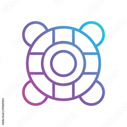 Lifebuoy Vector icon