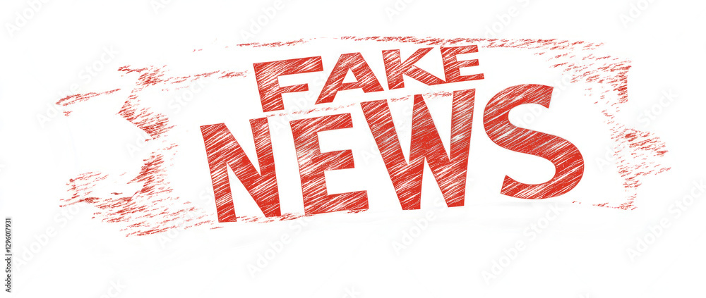 Vector illustration of the word FAKE NEWS in red stamp style, Vector illustration of the word FAKE NEWS in red stamp style,