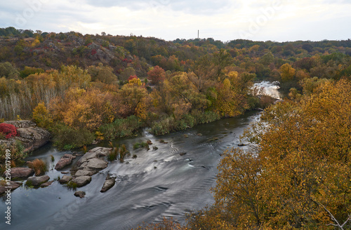 Beautiful river in Mykolaiv Ukraine photo