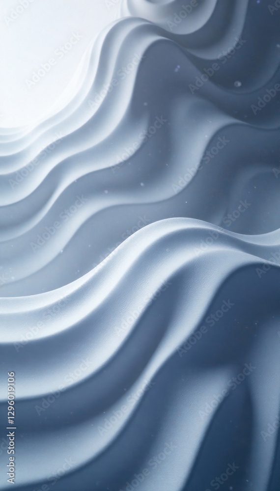 Fototapeta premium Smooth modern wave texture with abstract light gray and white line curve vector illustration for space background design , smooth, abstract, line