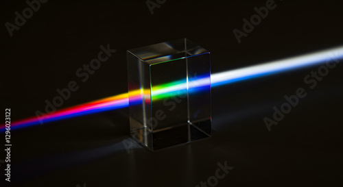 light waves refraction prism splitting light into colors physics optics phenomenon visual