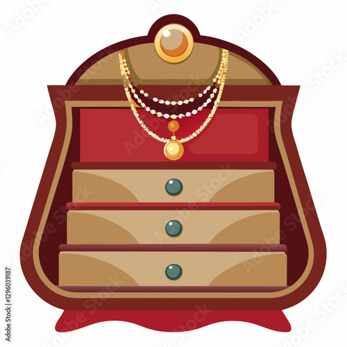 elegant suede jewelry organizer