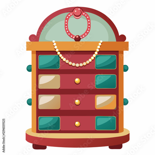 elegant suede jewelry organizer