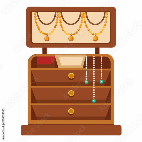 elegant suede jewelry organizer