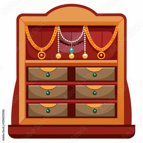 elegant suede jewelry organizer