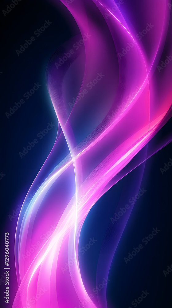 Obraz premium Abstract background with a gradient of blue and pink colors, blurred effect 