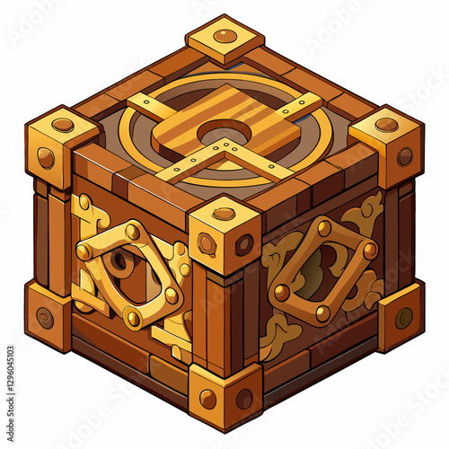 intricate wooden puzzle box 