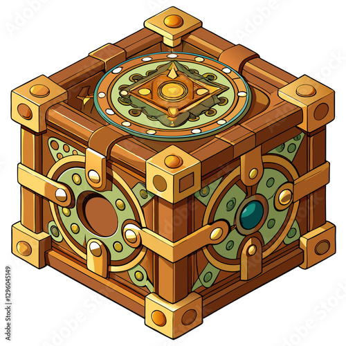 intricate wooden puzzle box 