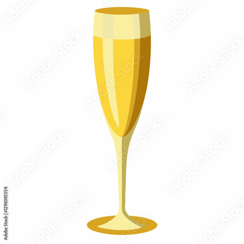 gold rimmed champagne flute
