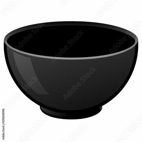 matte black ceramic bowl 