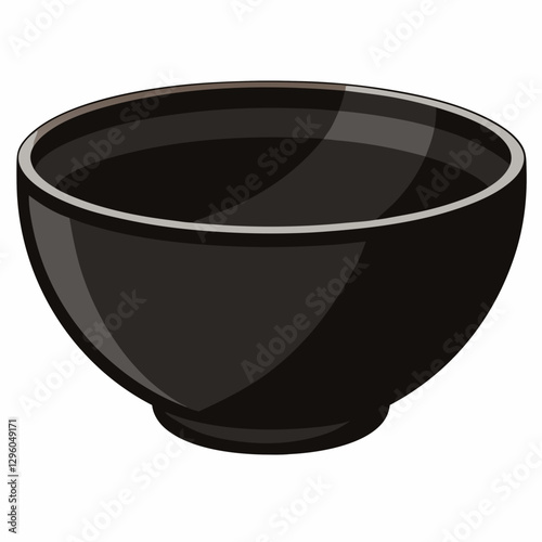 matte black ceramic bowl 