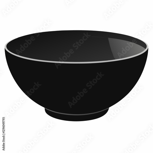 matte black ceramic bowl 
