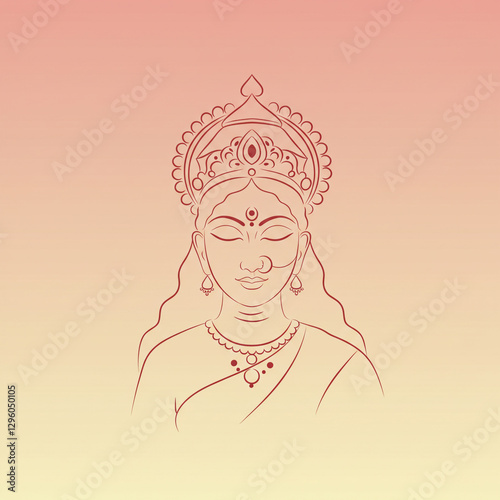 Outline Watercolor Goddess ...