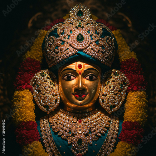 Goddess Amman in a Temple S...