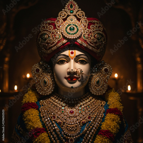 Goddess Amman in a Temple S...