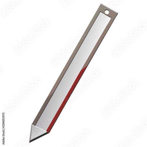 slim metal bookmark