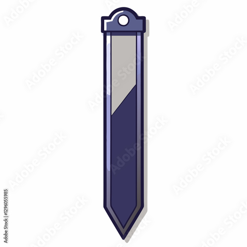 slim metal bookmark