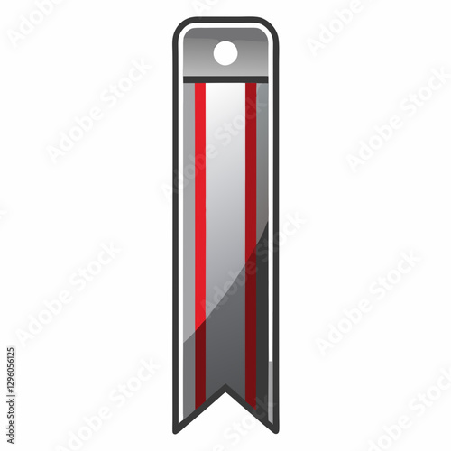 slim metal bookmark