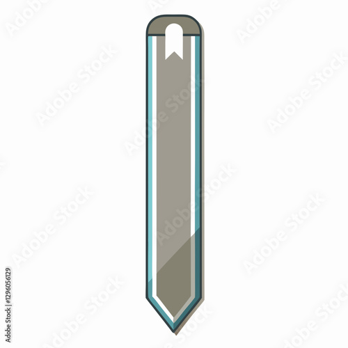 slim metal bookmark