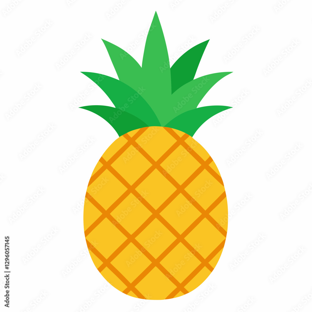 Bold Pineapple Patterns in Vector Bold Pineapple Patterns in Vector