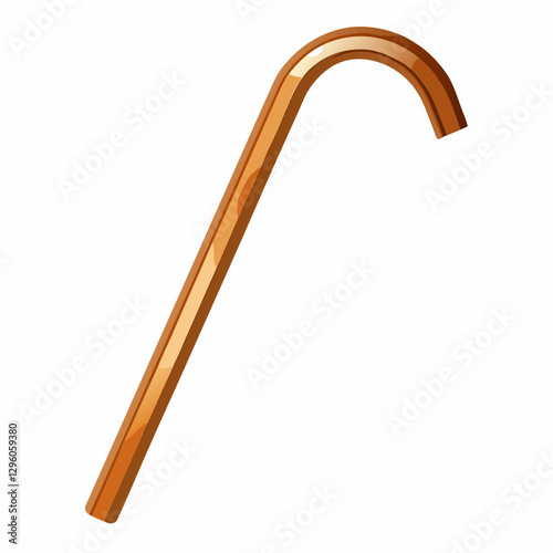 curved copper drinking straw