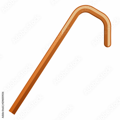 curved copper drinking straw