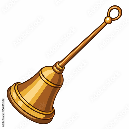 classic brass candle snuffer 
