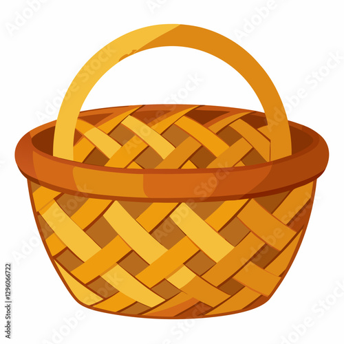 handwoven wicker bread basket 