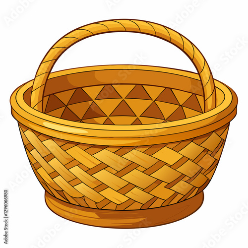 handwoven wicker bread basket 