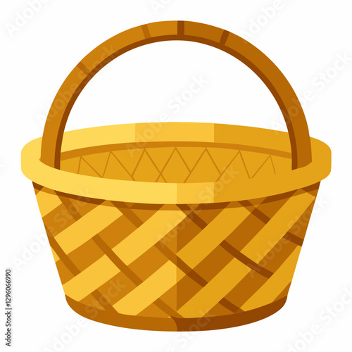 handwoven wicker bread basket 