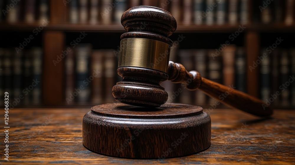 Close-up of a legal judge hammer and a lawyer, Divorced parents, and alimony, Concept of child support. Close-up of a legal judge hammer and a lawyer, Divorced parents, and alimony, Concept of child support.