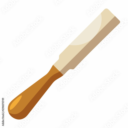 rustic wooden butter knife 