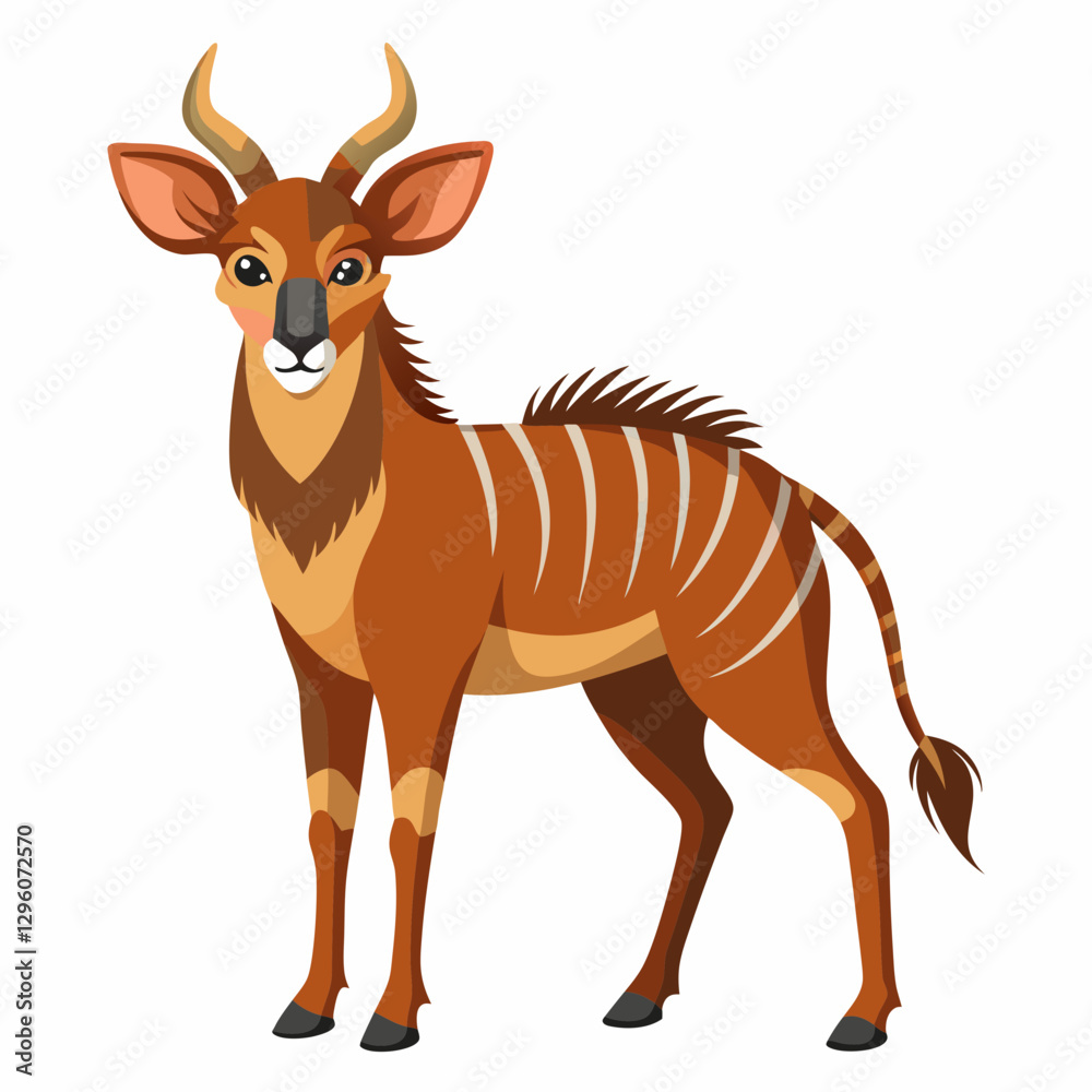 Fototapeta premium Wild Animal standing in a playful pose